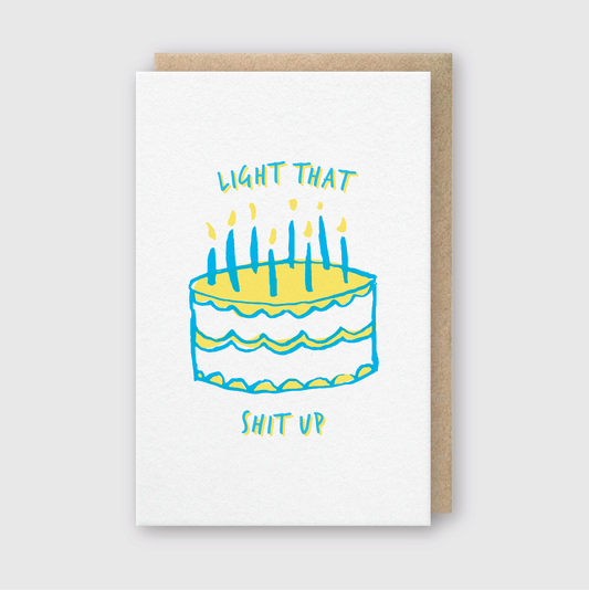 Light That Up Birthday Card 