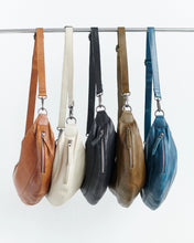 Load image into Gallery viewer, Black Callie Handcrafted Leather Sling/Crossbody Bags
