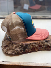 Load image into Gallery viewer, Turquoise Cambria Trucker Hat
