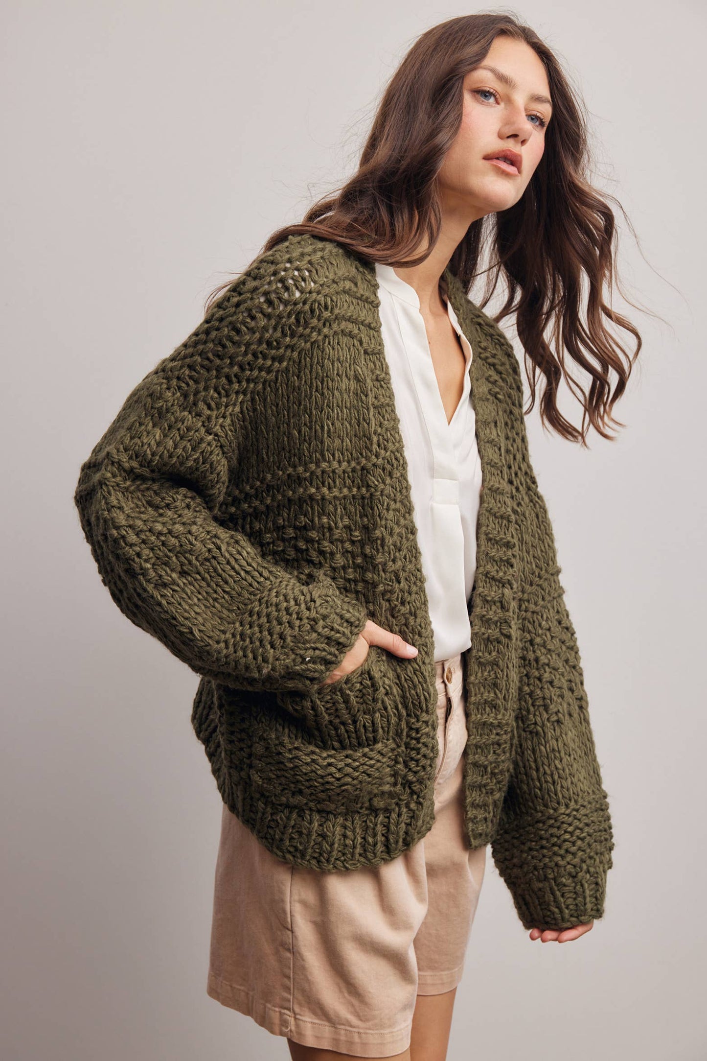 Handmade Chunky Knit Cardigan