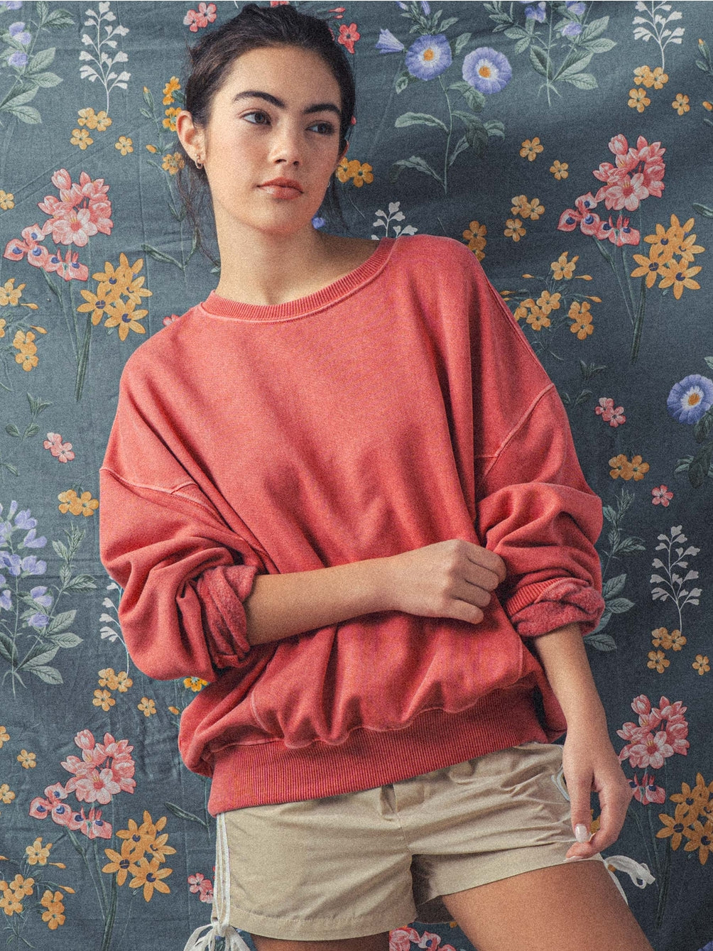 Burnt Sienna Organic Cotton Sweatshirt