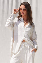 Load image into Gallery viewer, Stripe Linen Shirt Top
