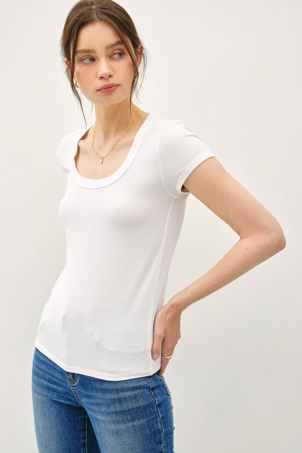 Ribbed Baby Tee