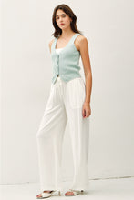 Load image into Gallery viewer, Jade Classic Cotton Slub Vest
