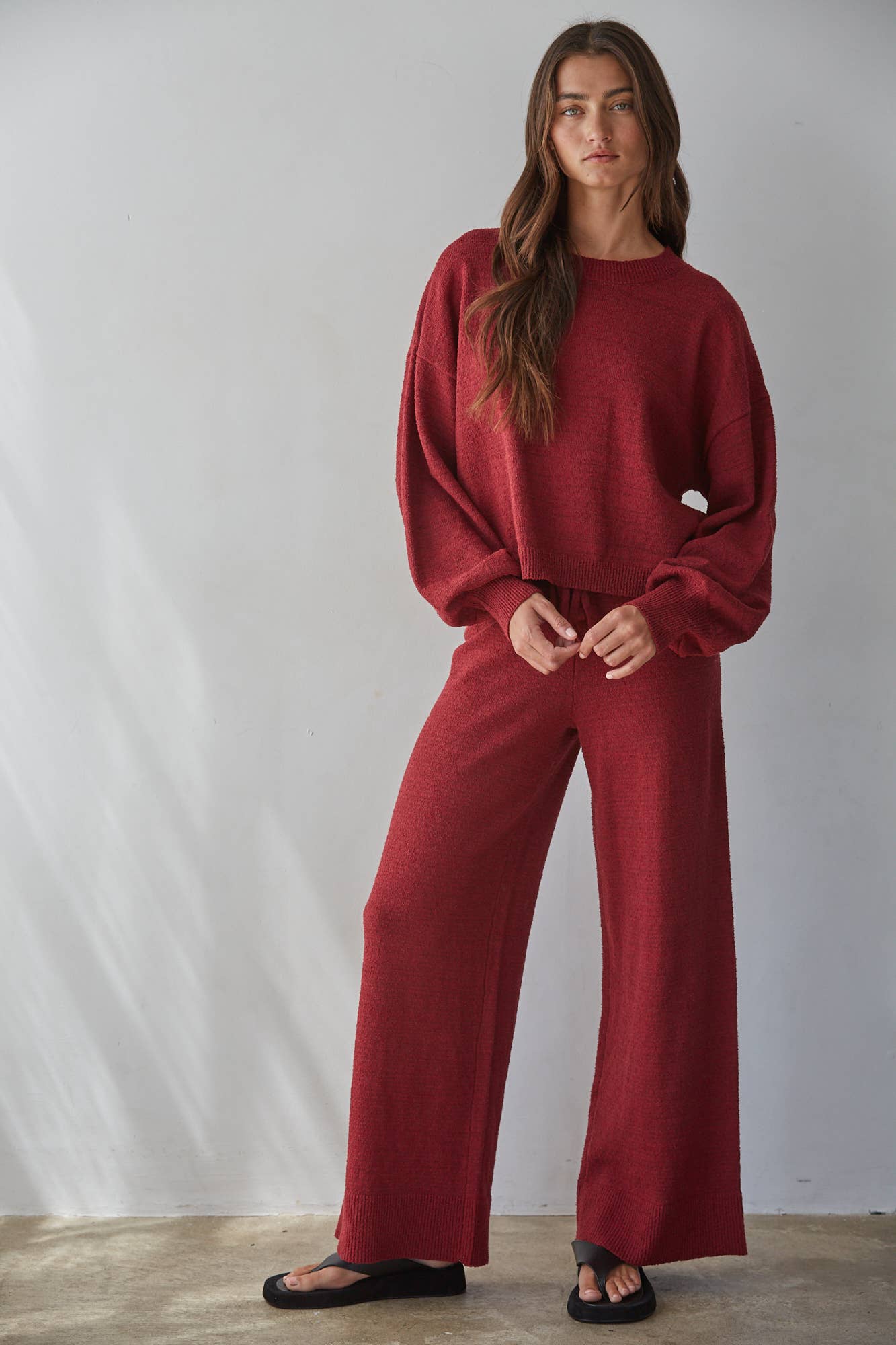 Knit Sweater Long Sleeve Pullover