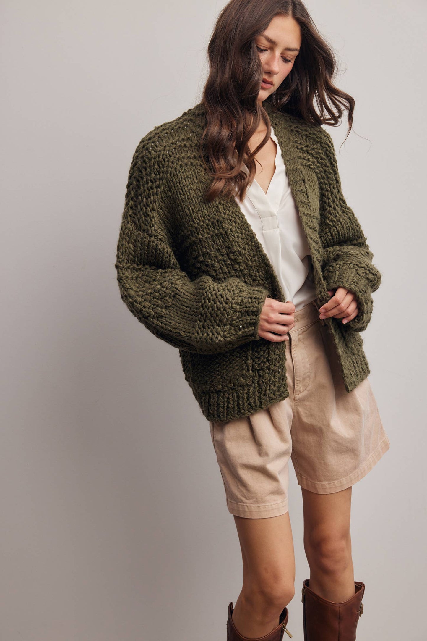 Handmade Chunky Knit Cardigan