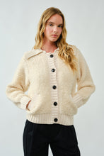 Load image into Gallery viewer, Cream Boucle Cardigan
