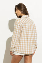 Load image into Gallery viewer, Gingham Yarn Dyed Pocket Front Shirt Jacket
