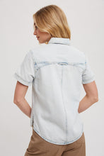 Load image into Gallery viewer, Short Sleeve Denim Top
