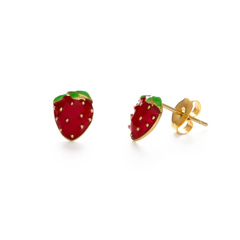 Strawberry Stud Earrings 