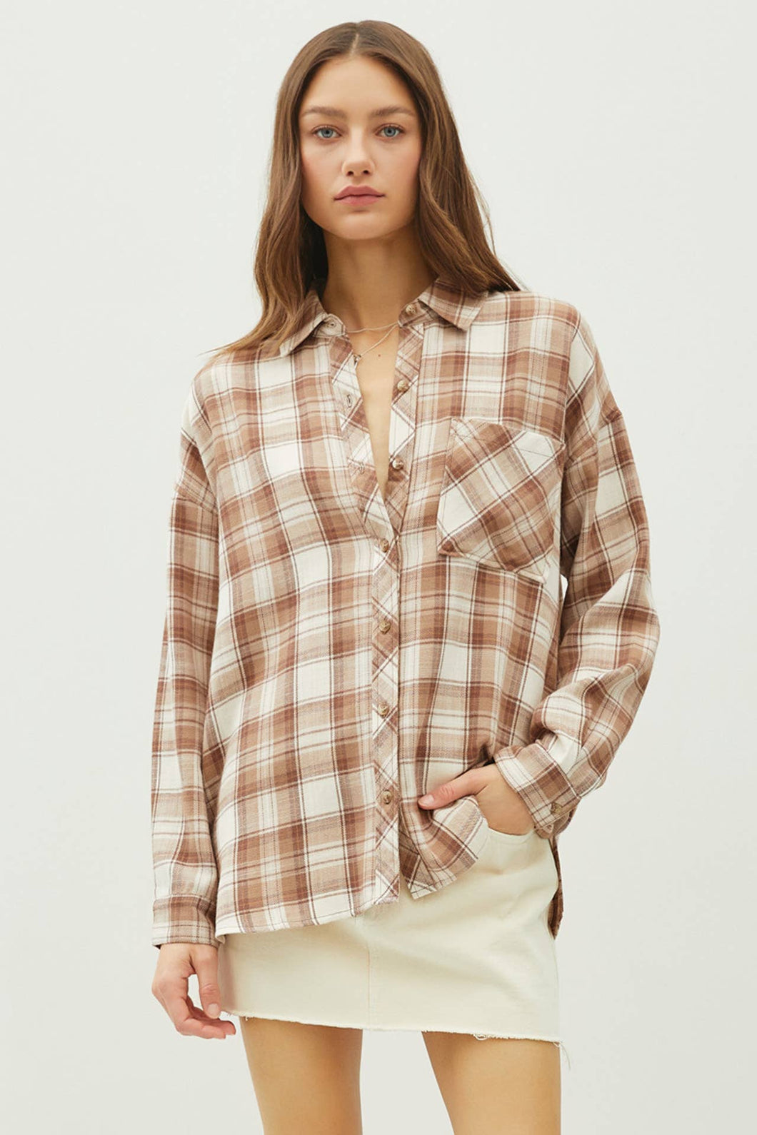 Plaid Flannel Shirt