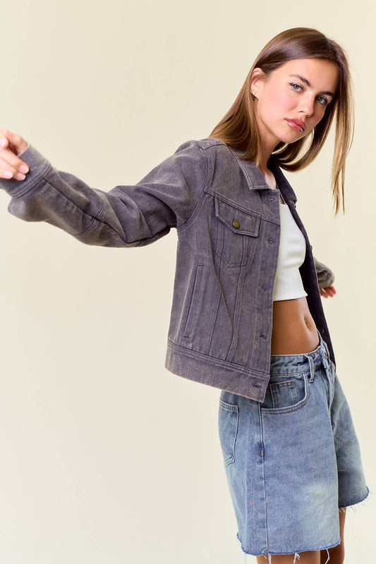 Vintage Wash Twill Jacket