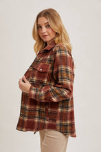 Load image into Gallery viewer, Button Down Plaid Shacket
