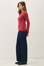 Load image into Gallery viewer, Ribbed Form Fitted Knit Sweater
