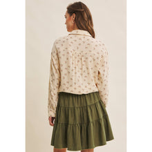 Load image into Gallery viewer, Olive Ruffle Mini Skirt
