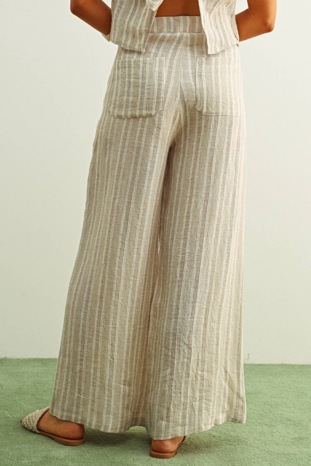 Coastal/Casual Striped Pants 