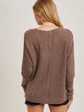 Load image into Gallery viewer, Mushroom Sheer Loose-Fit Pullover
