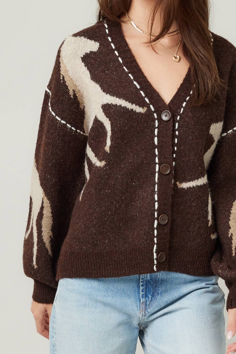 Chocolate Horse Cardigan