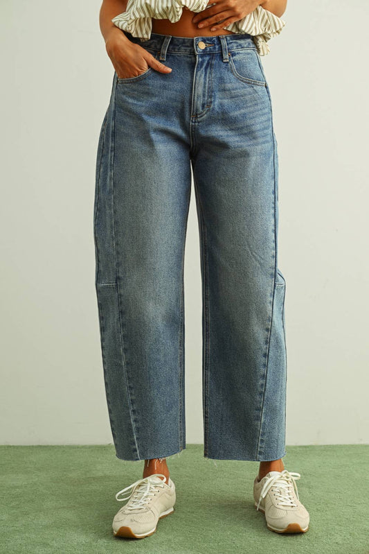 Classic Tapered Barrel Jeans