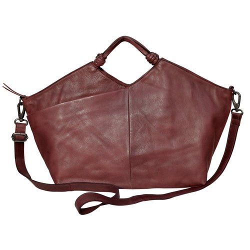 Oxblood Nelly Handcrafted Leather Tote Latico Leather