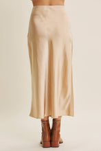 Load image into Gallery viewer, Silky Satin Bias Cut Skirt
