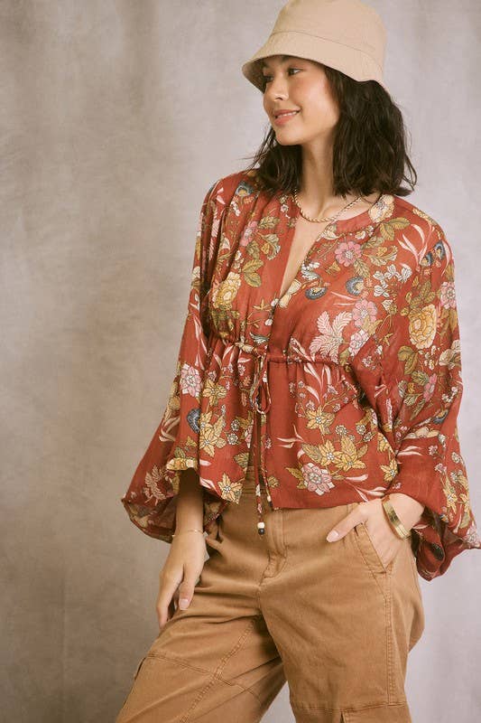 Chiffon Lurex Top