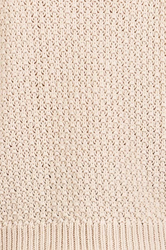 Boxy Oversized Sweater Vest