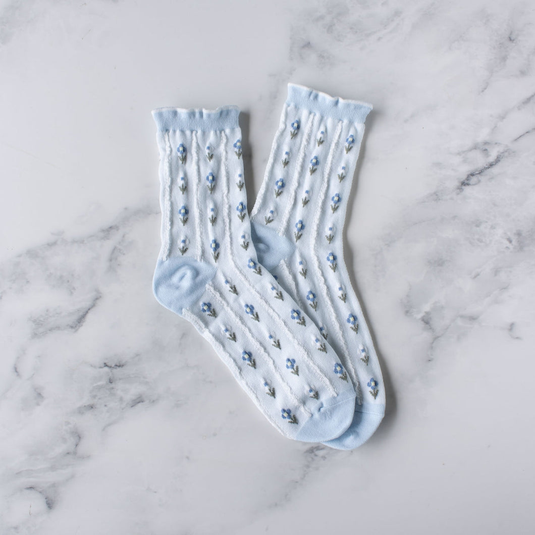 Floral Pastel Socks Tiepology