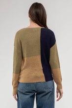 Load image into Gallery viewer, Colorblock Pullover Sweater
