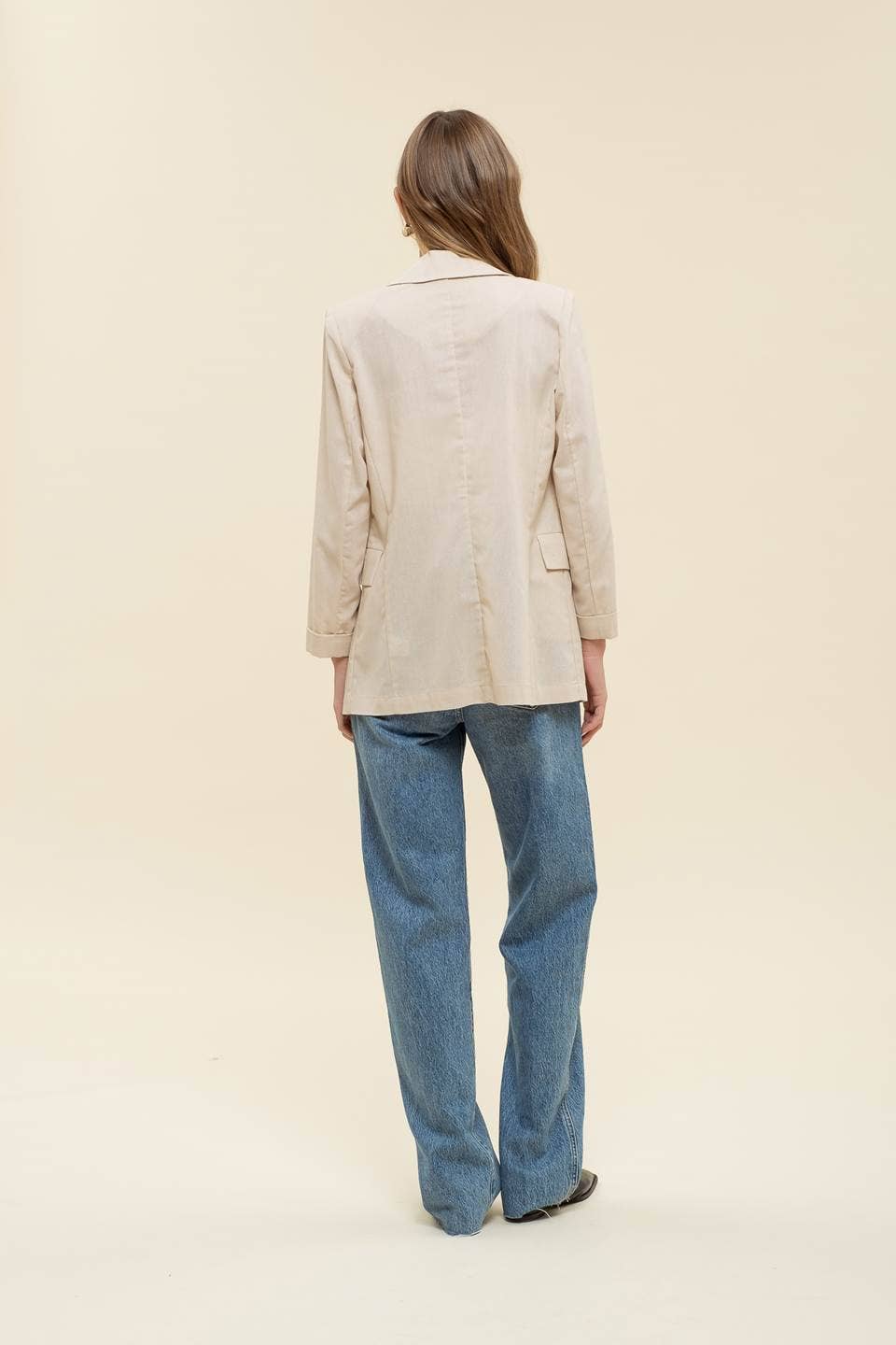 Tailored Blazer-3/4 sleeve