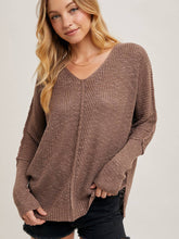 Load image into Gallery viewer, Mushroom Sheer Loose-Fit Pullover
