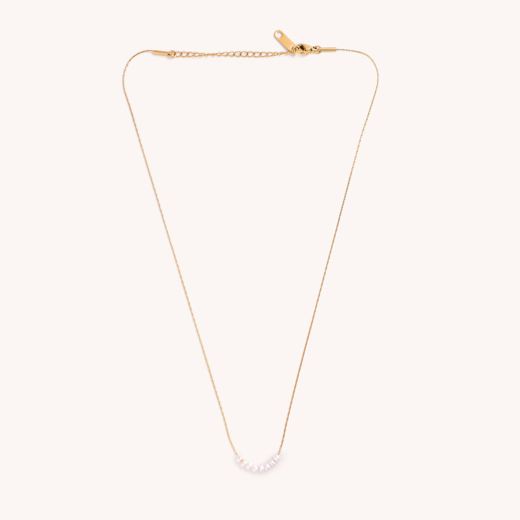 Nina Dainty Pearl Necklace