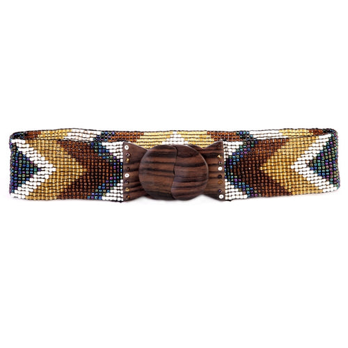 Arrow Detailed Hand Loomed Beaded Belt Erik & Mike