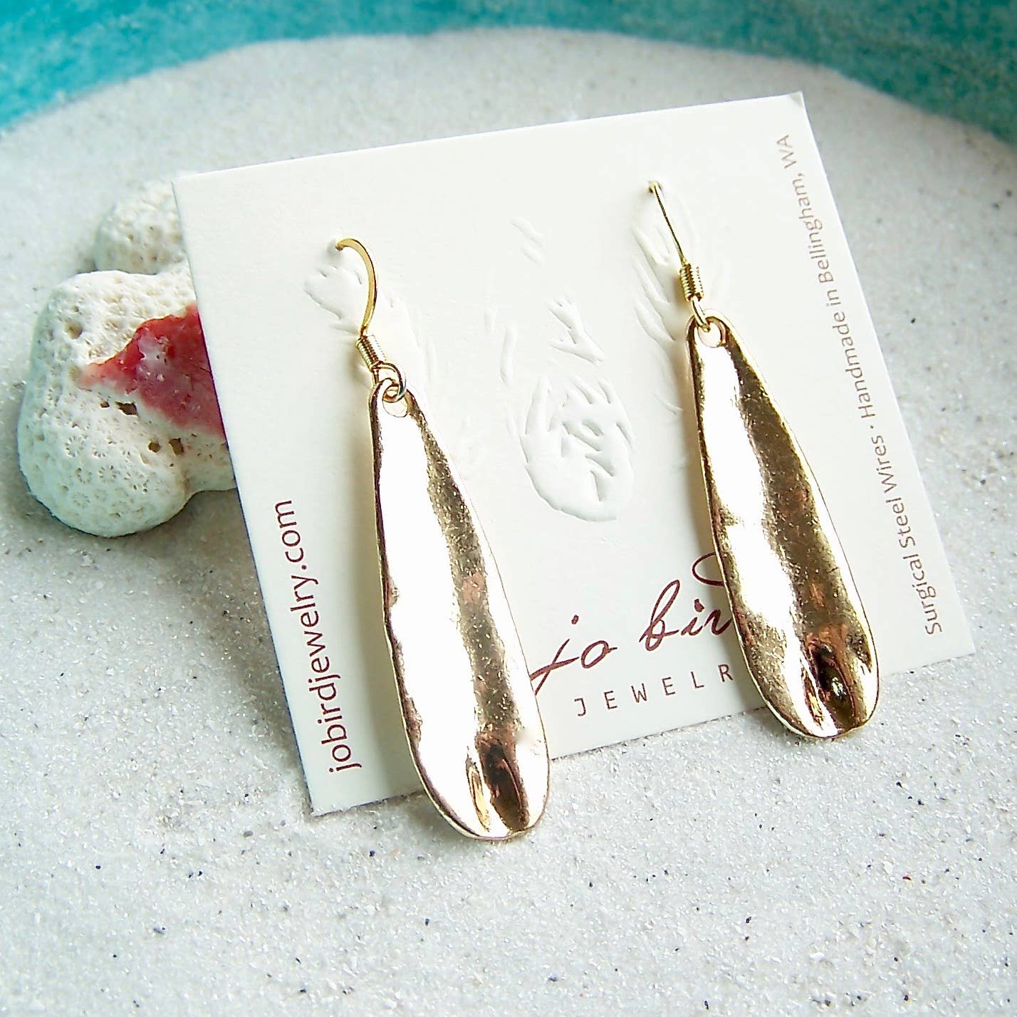 Wavy Drop Earrings