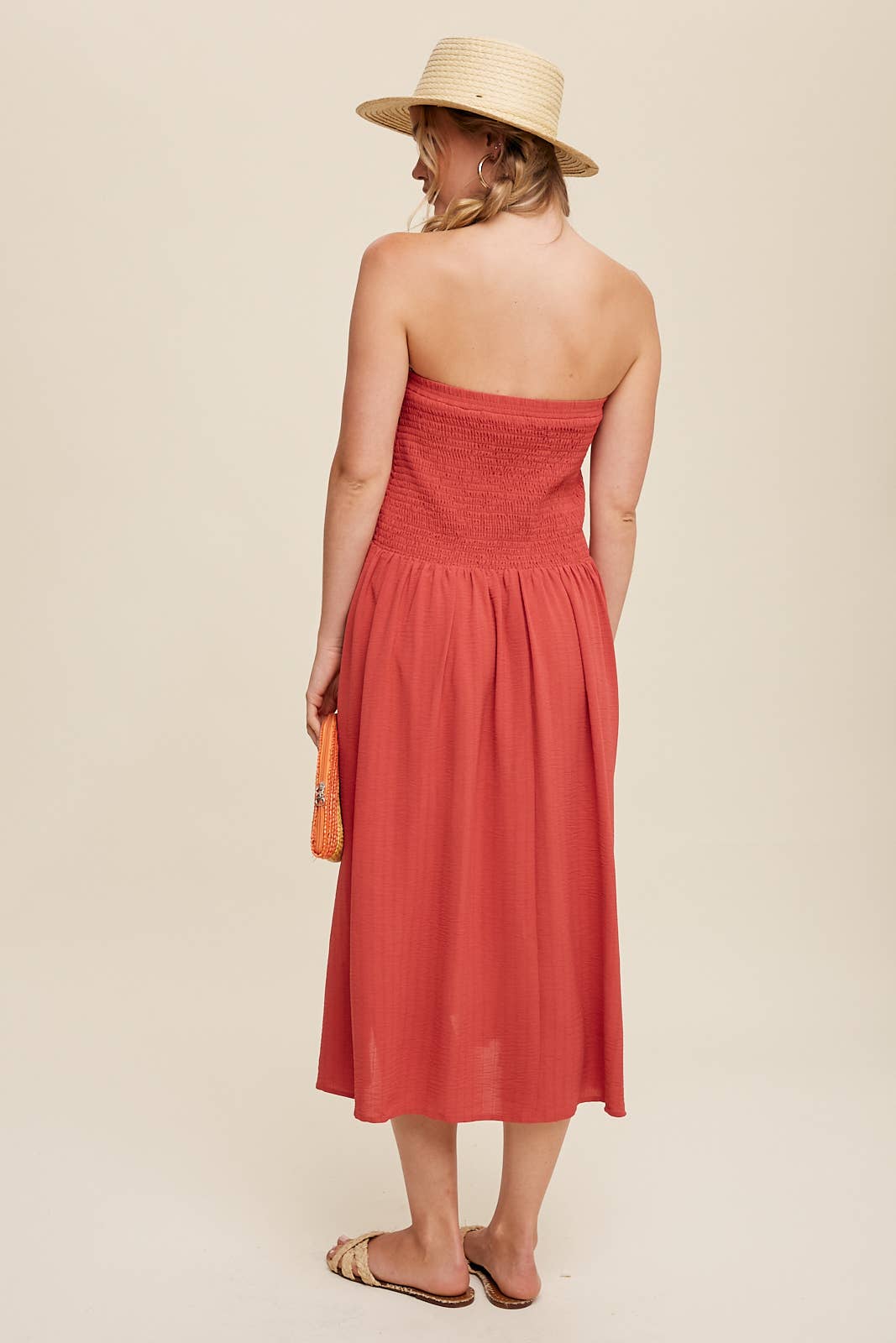 Convertible Shirred Maxi Skirt & Dress