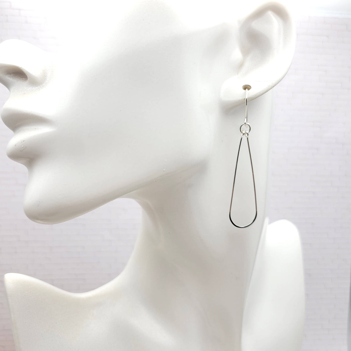 Sterling Silver Hoops - Hammered Earrings 