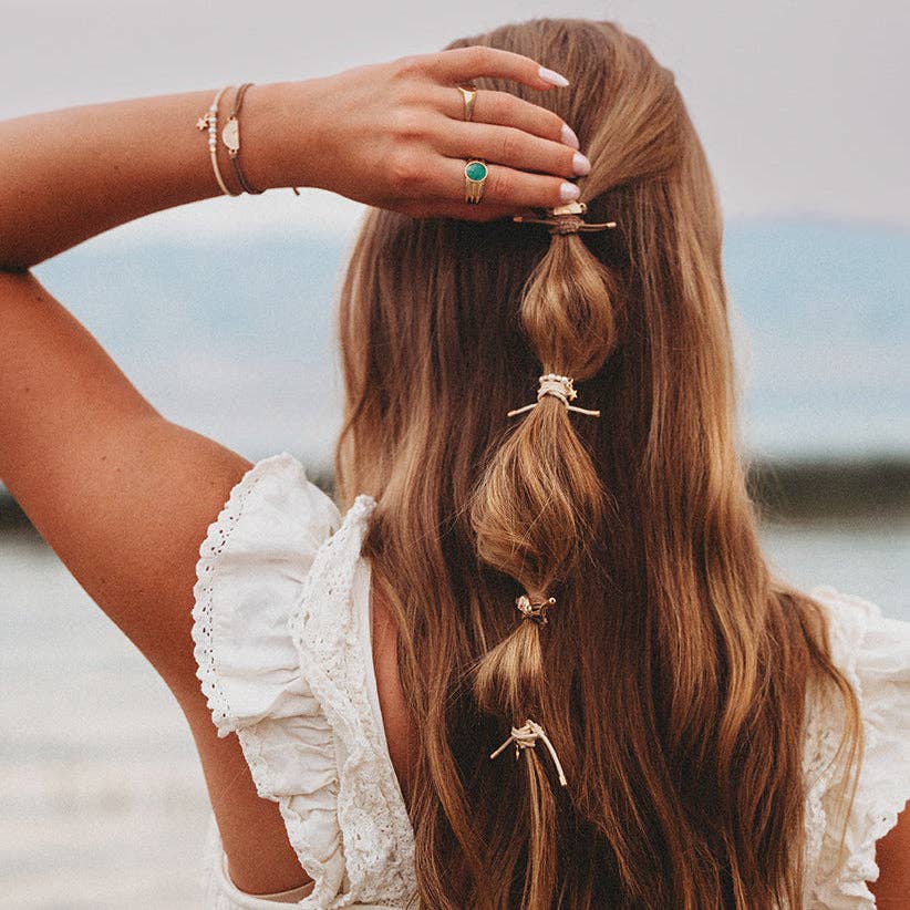 "Forever Friends" Nutral Sun Friendship Hair Tie Bracelets 