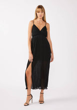Load image into Gallery viewer, Pleated Surplice Maxi Dress
