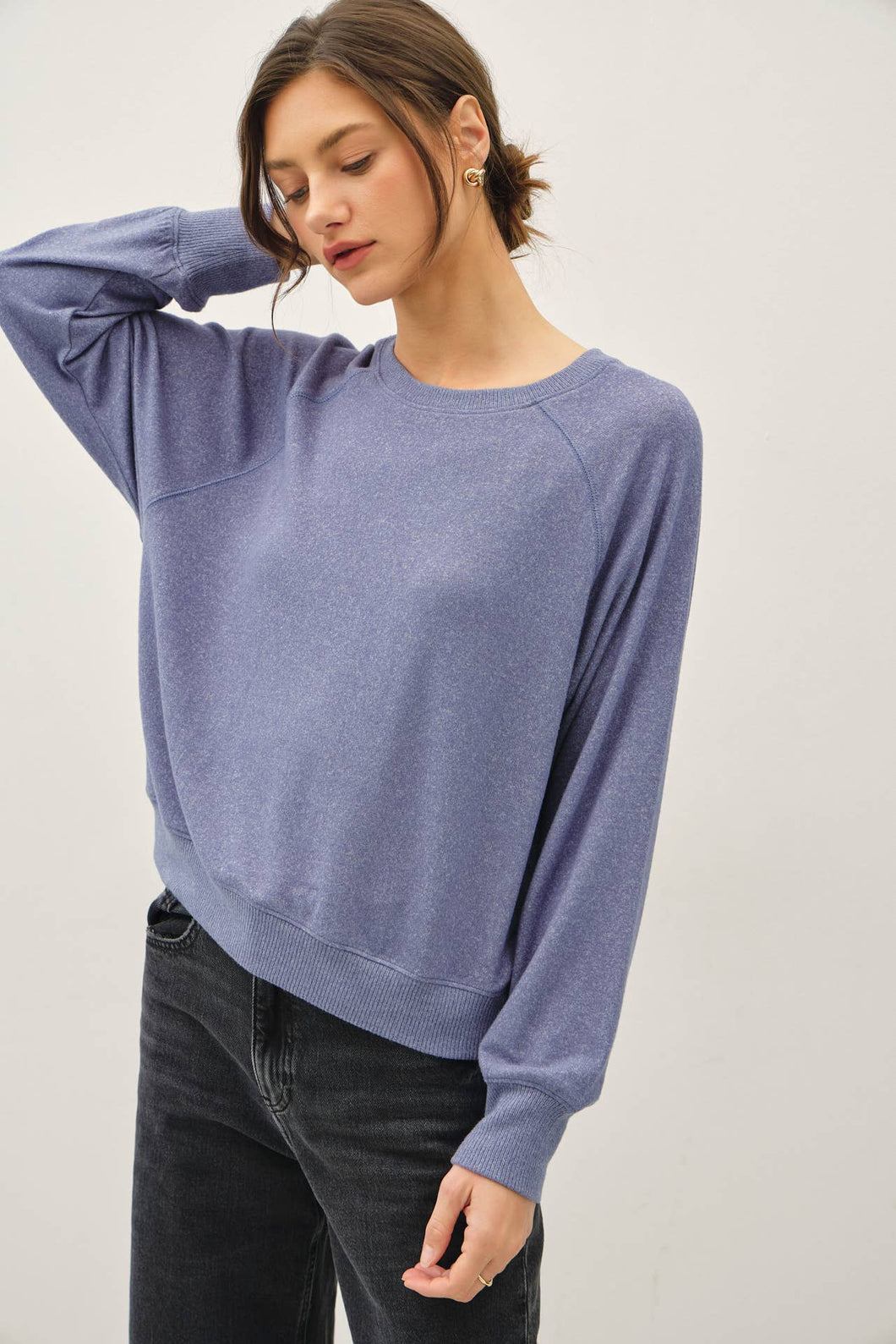 Super Soft Relaxed Fit Raglan Top