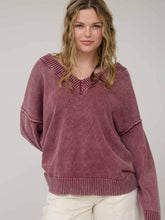 Load image into Gallery viewer, Oversized Burgundy Sweater
