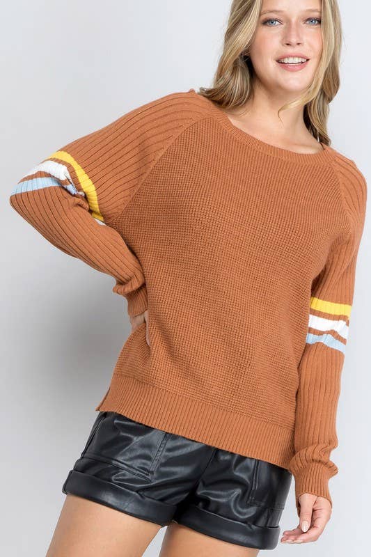 Camel Knit Sweater