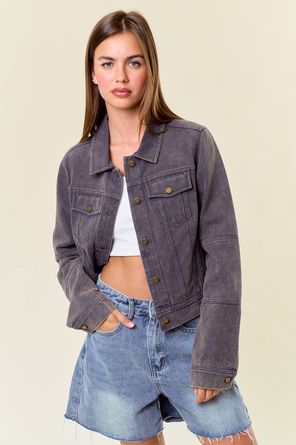 Vintage Wash Twill Jacket