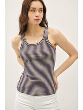 Load image into Gallery viewer, Charcoal Ribbed Tank
