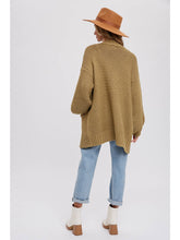 Load image into Gallery viewer, Olive Green Chunky Cable Cardigan
