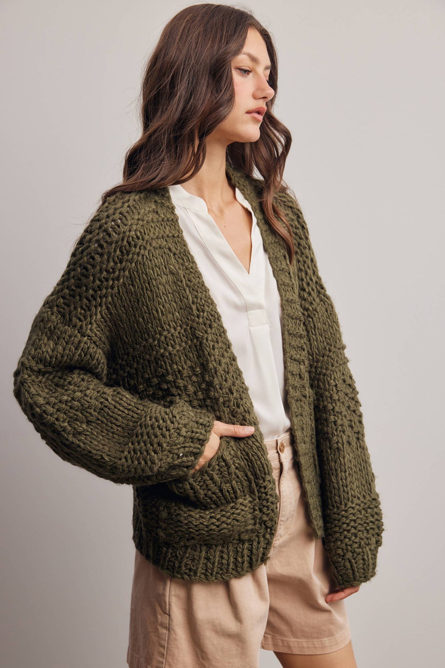 Handmade Chunky Knit Cardigan