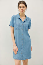 Load image into Gallery viewer, Tencel Shirt Dress
